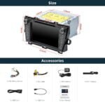 TOYOTA PRIUS (2009-2013) Retrofit Android Bilstereo multimedia - Bilde 4