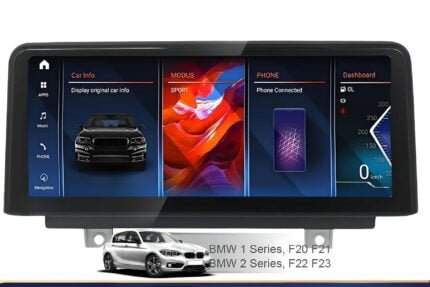 BMW 1 Series (F20/F21) 2 Series (F22/F23) Android Bilstereo multimedia bilnavigasjon