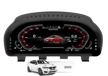 Car LCD Digital Dashboard Panel Instrument Cluster Speedometer For (BMW)