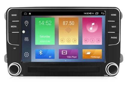 Volkswagen Passat, Caddy, Golf, Amarok Retrofit Android bilstereo, bilnavigasjon skjerm