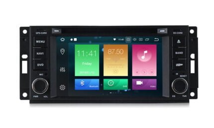 Chrysler / Dodge / Jeep retrofit Android Bilstereo multimedia bilnavigasjon