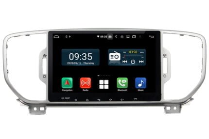 Kia Sportage 2016-2019 Android Bilstereo multimedia bilnavigasjon skjerm