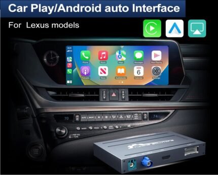Lexus ES, IS, RX, NX, UX, LX, RC, GS, LS Apple Carplay, Android Auto Interface
