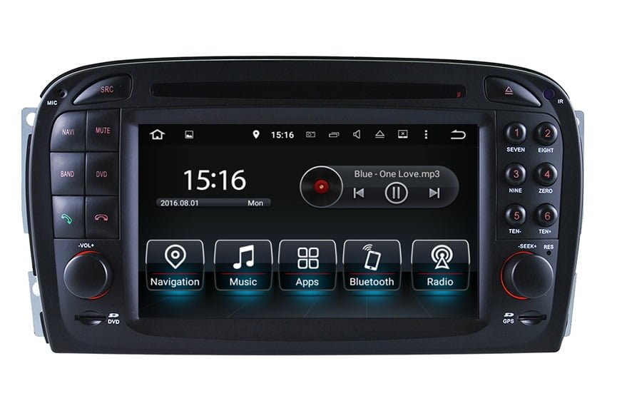 Mercedes-SL-Class-R230-Android-bilstereo-GPS-multimedia-bil-navigation-bilradio-bil-bluetooth-1.jpg Mercedes SL klass R230 ( 2001-2005 ) Android bilstereo GPS multimedia - Bilde 1