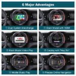 Apple CarPlay & Android Auto Mini R55 R56 R57 R58 R59 R60 R61 F54 F55 - Bilde 3