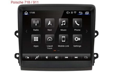 Porsche 718/ Porsche 911 (2012-2023) Retrofit Android bilstereo multimedia bilnavigasjon