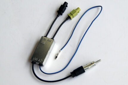 Fakra(Z) to DIN(m) with Booster radio antenna adapter