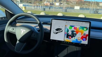 Tesla Model 3 Model Y Model S X Apple CarPlay Android Auto