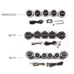 Miljøbelysning / Ambilent belysning alla Mercedes Benz modell - Bilde 4