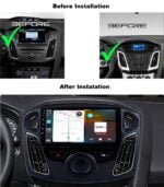 Ford Focus (2010 - 2018) Android bilstereo Multimedia retrofit bilnavigasjon - Bilde 6