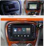 Mercedes SL klass R230 ( 2001-2005 ) Android bilstereo GPS multimedia - Bilde 5
