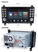 Mercedes-Benz SLK (R171) 2004-2010 Android bilstereo bil navigationsystem - Bilde 8