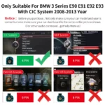 BMW Apple CarPlay Android Auto passar Series 3/5 E60, E61, E63, E64, M3/M5 E90, E91, E92, E93 - Bilde 2